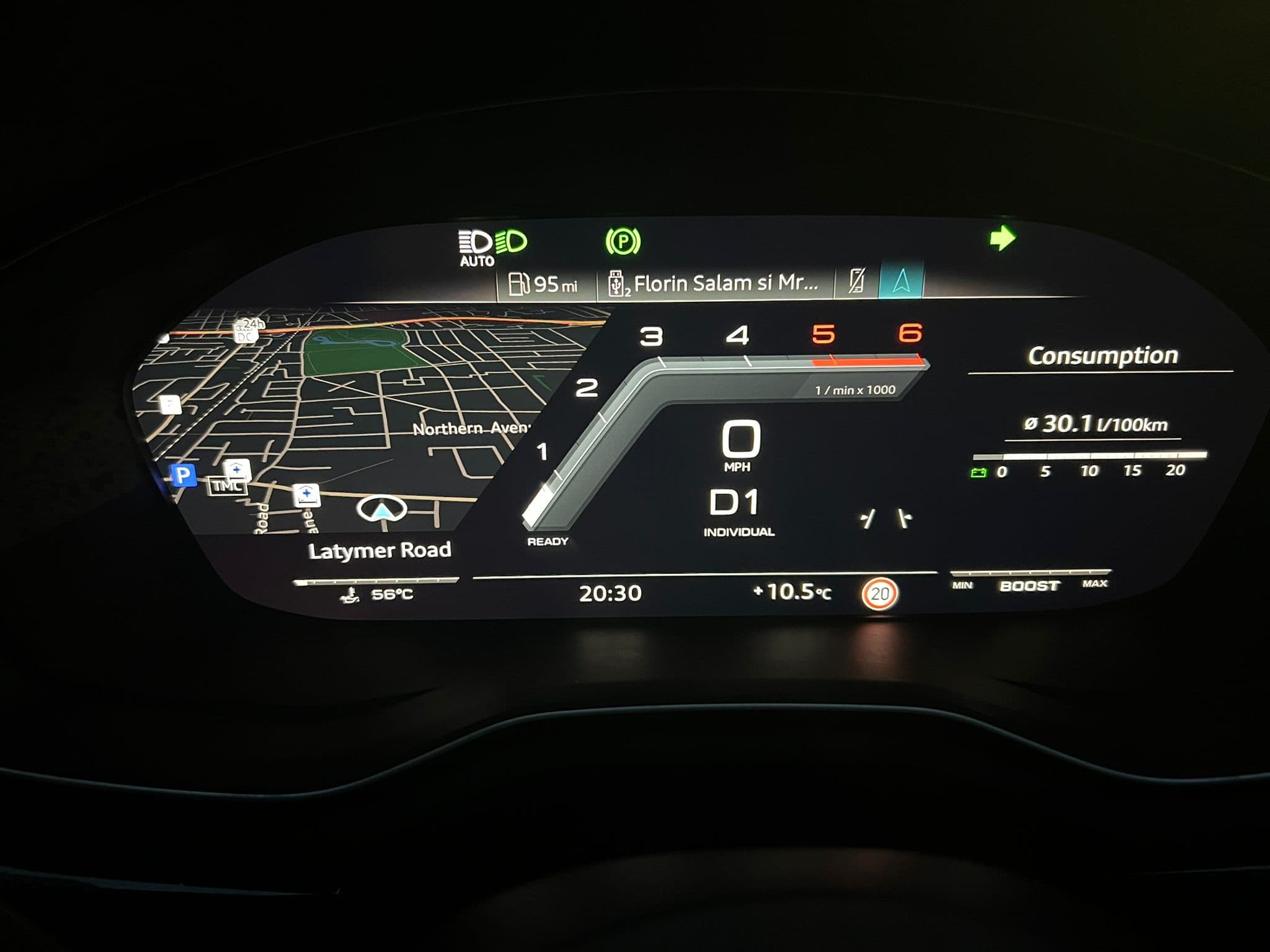 Audi Active Traffic Sign Recognition PR-QR9 MY2020-MY2023