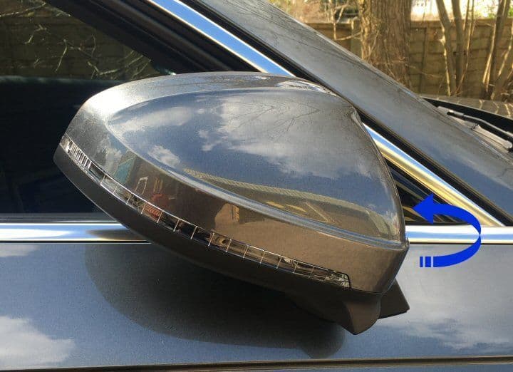 Folding Mirrors with Autofold via Remote Supply & Fit Q5