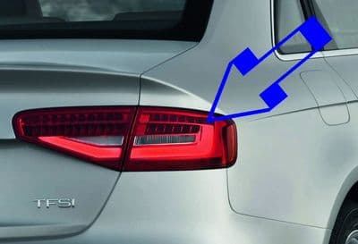 Genuine Audi A4 8K Rear LED Lights 2012> Supply & Fit