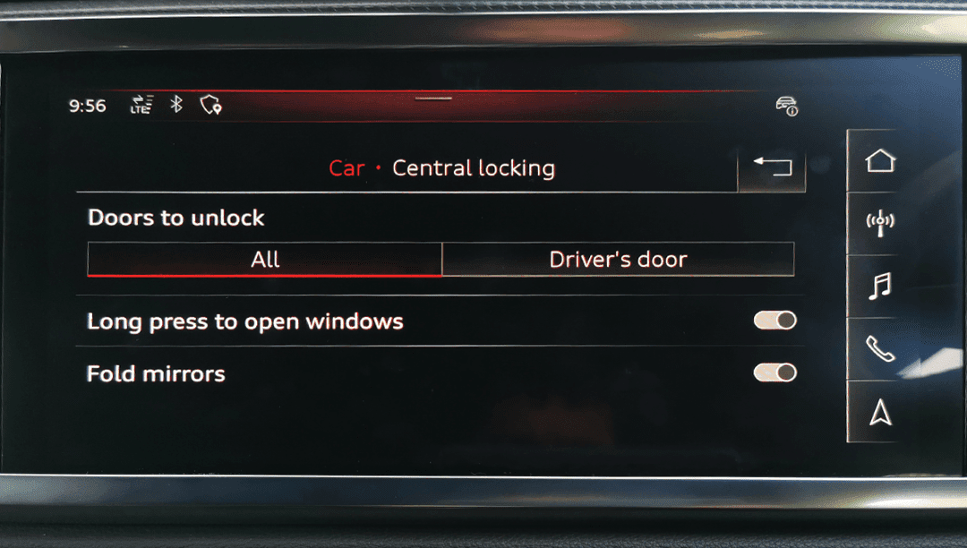 Genuine Audi Electric Folding Mirrors Supply & Fit