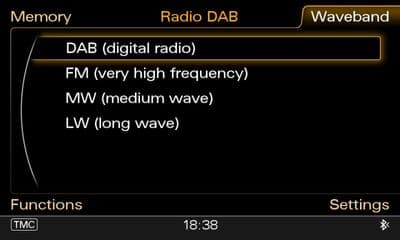 Genuine Audi MMI 3G DAB Radio Supply & Fit (MMi 3G Basic, High, Plus)