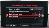 Genuine Audi Power Folding Mirrors Supply & Fit