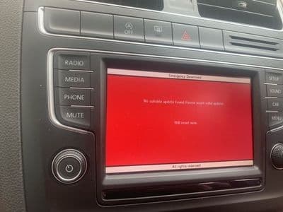MIB I Firmware recovery - Blue / Red screen