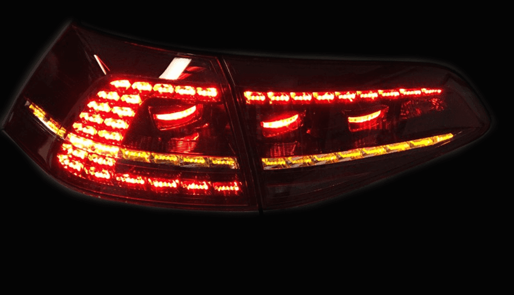 Mk7 Golf R 2013 Smoked LED Rear Lights - Supply & Fit
