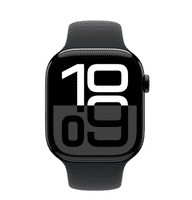 Apple Watch 10 46mm Black Sport Band M/L MWWQ3