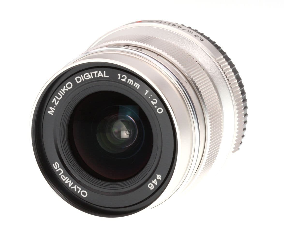 【美品】OLYMPUS M.ZUIKO 12mm F2.0 シルバー Olympus M ZUIKO DIGITAL ED 12mm f2 0 SILVER