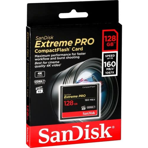 Sandisk 128GB Extreme Pro  160MB/s CF