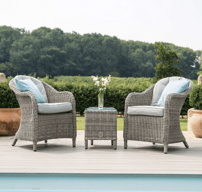 Maze - Oxford 3 Piece Rattan Bistro Set