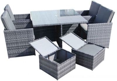 The Deluxe 4 Seater Cube Dining Suite
