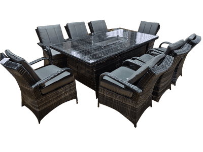 The Monaco Firepit Dining Suite