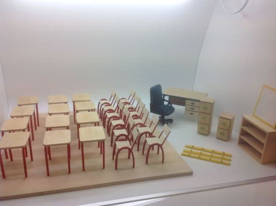 1/12th Modern School set