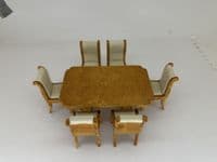 1/24th Scale Maple Burr 1930’s furniture