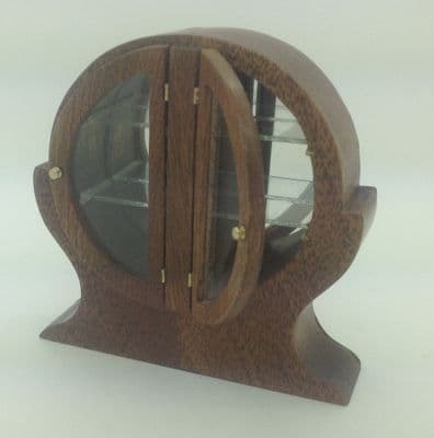 177. 1930s Round Cabinet