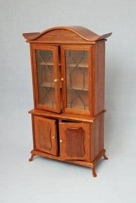 203. Leaded China Cabinet, Two-Door