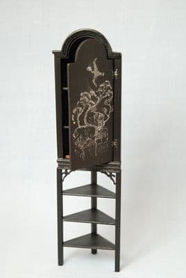 210. William Morris Painted Corner Cabinet