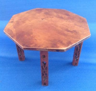 267. Octagonal Table (fretwork legs)