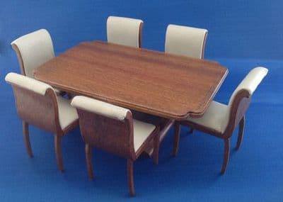 272. 1930s Dining Table and Chairs