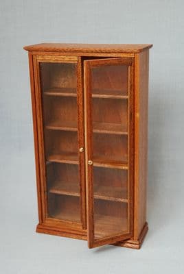 63a. Glass Bookcase