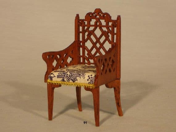 91. Chinese Chippendale Carver