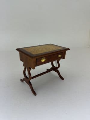 95b. Georgian Lyre End Work Table (90mm)