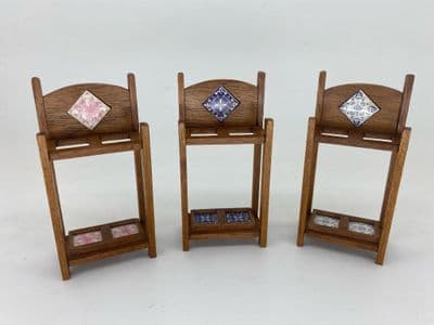 Arts & Crafts Tiled umbrella stand