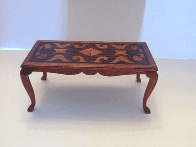 Inlay coffee table