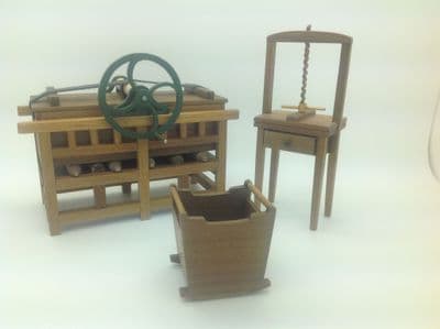 Mangle, Linen press & Rocker tub