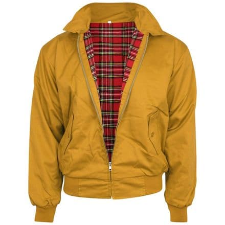 Relco NEW Mustard Yellow Harrington Jacket Skin Mod Scooter Ska Northern Soul