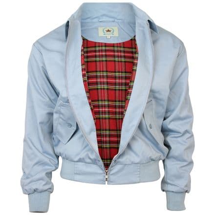 Relco Sky Blue Harrington Jacket Skin Mod Scooter Ska Northern Soul XS - XXXL