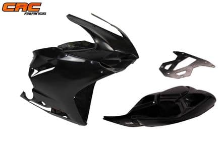 Ducati 899/1199 Panigale CORSE 2012> Complete Set of Race Fairings with Seat & Airtube