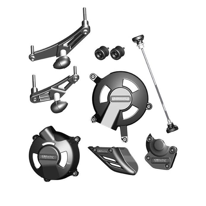GB Racing Triumph Daytona 675 06-10 / Street Triple 07-10 Protection Bundle STOCK (8mm Stands)