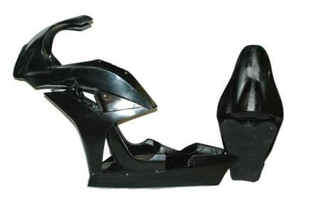 Honda CBR600RR 2007-2008 Complete Set of Race Fairings, Seat with Seatpad