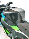 Reactive Parts Kawasaki ZX10-R 11-15 / 16-20 / 2021> Carbon Fibre Tank Cover / Extender VER 2