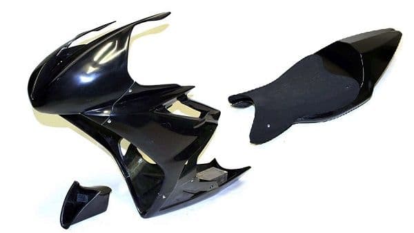 CRC Fairings | Triumph Daytona 675 2008-2012 Complete Set of Race Fairings & Seat with Seatpad