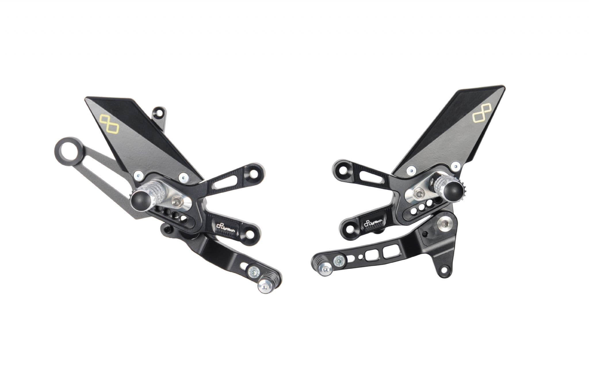 Lay　5セット LighTech Aprilia RSV4 1100 19-23 Adjustable Rearsets