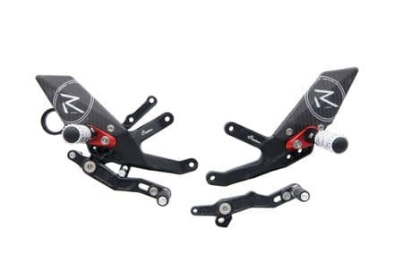 LighTech BMW S1000 R 2017> 'R' Version Adjustable Rearsets