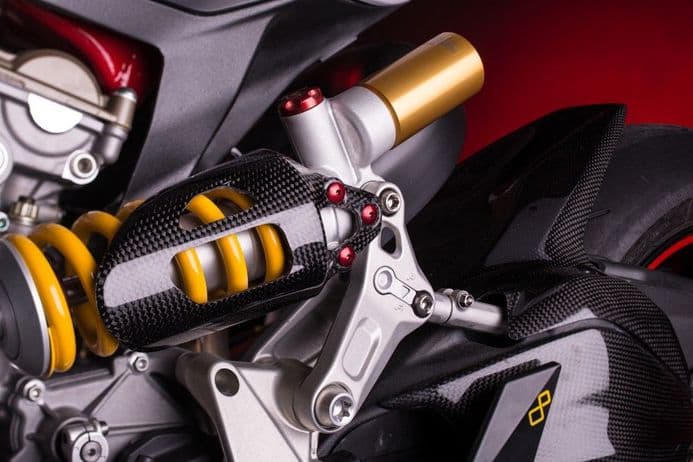 LighTech Official Store | LIGHTECH CARBON FIBRE MONO SPRING COVER DUCATI 1199 PANIGALE | Worldwide Shipping LighTechUK.com
