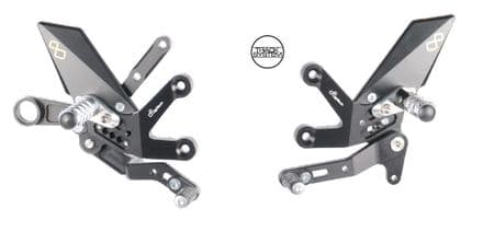 LighTech Suzuki GSX-S 1000 2015> Adjustable Rearsets