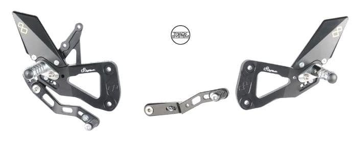 LighTech Suzuki GSXR1000 2017> Adjustable Rearsets