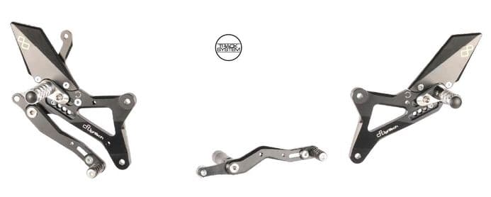 LighTech Yamaha YZF R1 2009-2014 Adjustable Rearsets