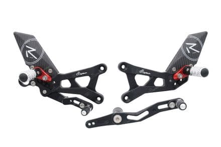 LighTech Yamaha YZF R6 2008-2016 'R' Version Adjustable Rearsets