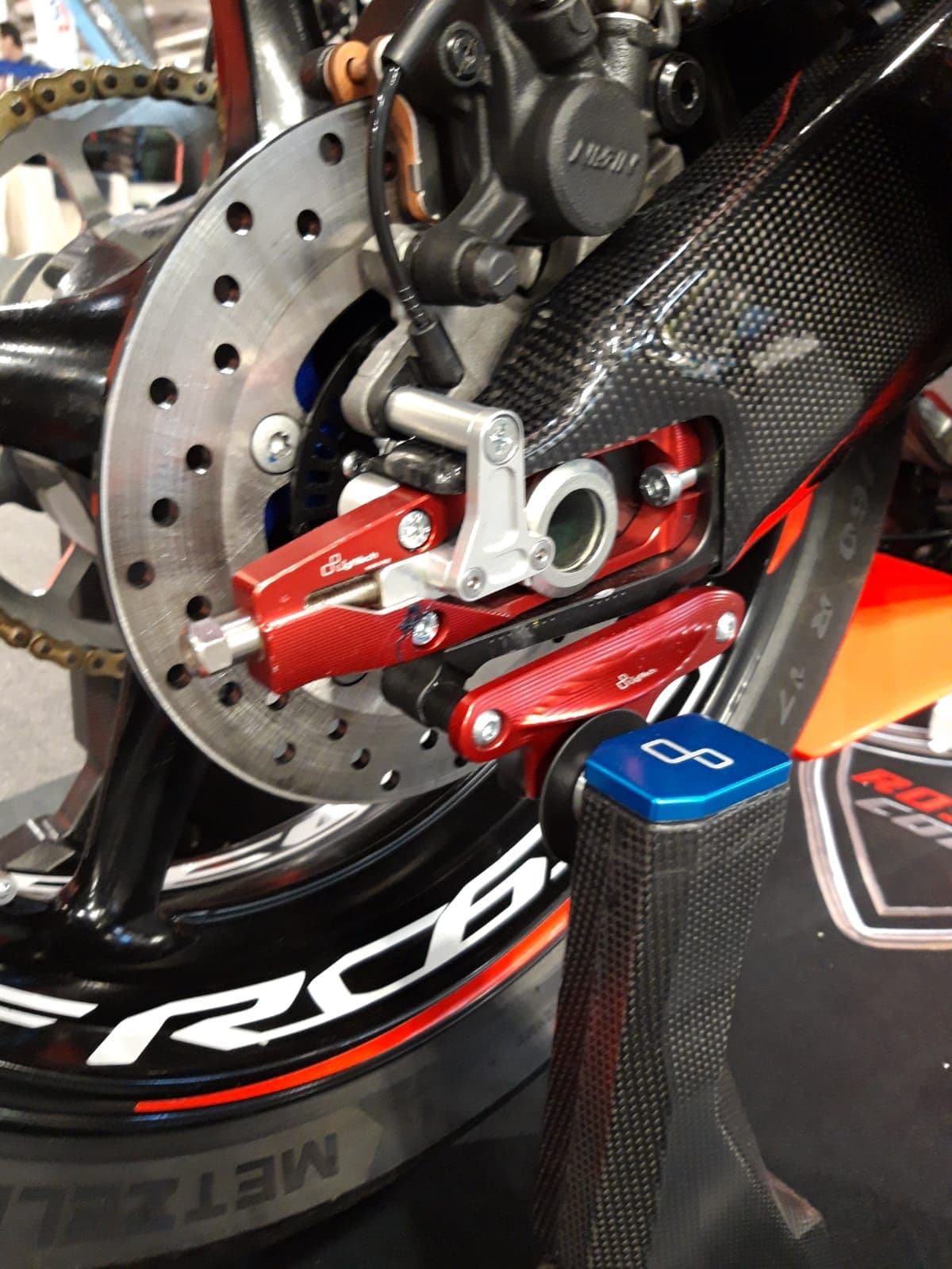 LighTech Yamaha YZF R6 2017 Chain Adjuster Kit With captive caliper