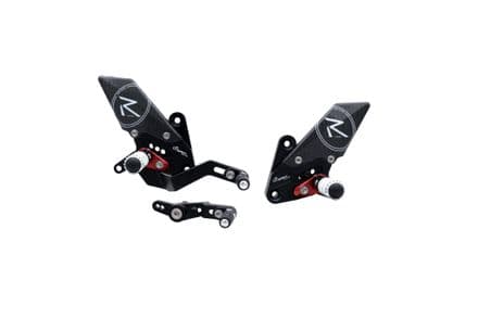 LighTech Yamaha YZF-R7 2022> Adjustable "R" Version Rearsets Folding Footrest