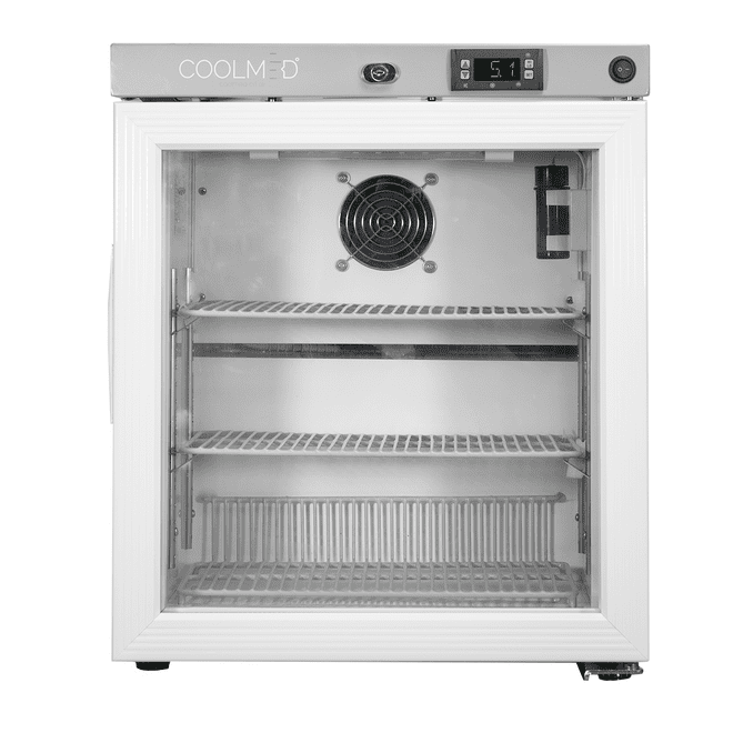 CoolMed CMG29 Glass Solid Door Refrigerator