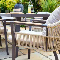 Alexander Rose Bali 6 Seat Dining Set