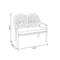 Hartman Amalfi High Back Bench