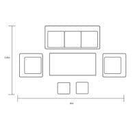 Hartman Arley 3 Seat Lounge Set