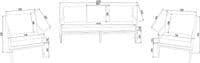 Hartman Arley 3 Seat Lounge Set