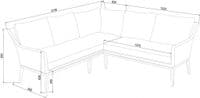 Hartman Arley Square Corner Sofa Set