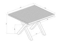 Hartman Eden 4 Seat Dining Set